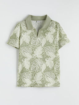 Polo Yaka Desenli Erkek ?ocuk Ti??rt ve ?ort