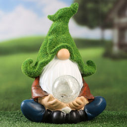 Садовый фонарь Гном предсказатель 16х13х27см - Take it easy фото 6