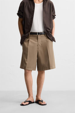 REGULAR-FIT BERMUDA SHORTS - Zara фото 2