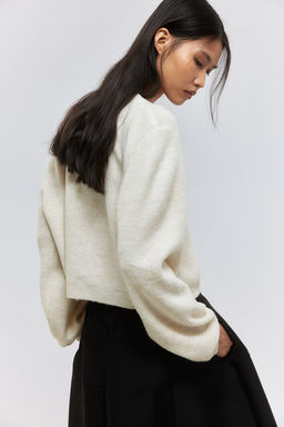 Cardigan en punto de canale con lazo - H&m фото 5