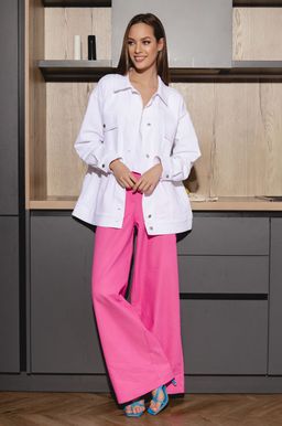 Костюм AURA 9142-170 белый + розовый  фото 5