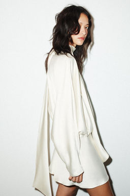 SATIN FOULARD SHORT DRESS - Zara фото 4