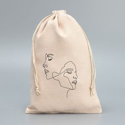 Цена за 5 шт. Мешок замшевый Лица, 16 24 см +/- 1.5 см