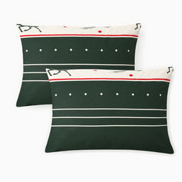 Комплект наволочек Этель Magical Christmas, 50х70 см - 2 шт, 100% хлопок, бязь