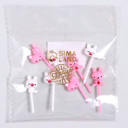 Шпажки Зайки, набор 8 шт - Страна карнавалия фото 4