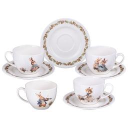 ЧАЙНЫЙ НАБОР LEFARD RABBITS FAMILY НА 4 ПЕР. 8 ПР. 250 МЛ