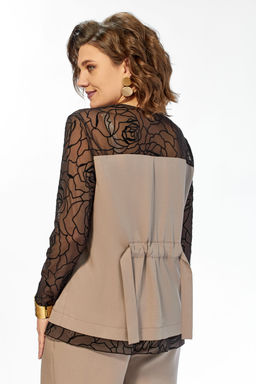 Костюм Olga Style с1040 беж-коричневый  фото 2