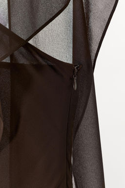 LIMITED EDITION ASYMMETRIC CAPE DRESS