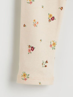 ?i?ek Desenli K?z ?ocuk Tayt