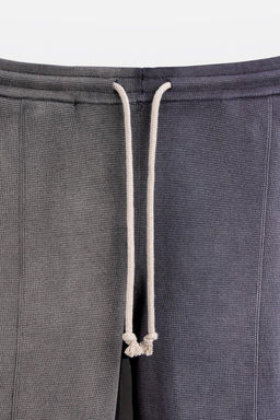 WASHED KNIT JOGGER TROUSERS - Zara фото 16