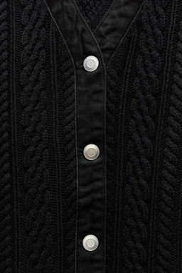 KNIT AND DENIM JACKET - Zara фото 8