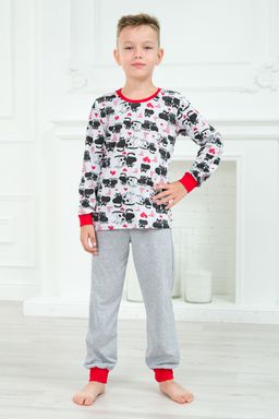 Пижама детская из джемпера и брюк из кулирки Олененок кошки - Амадэль фото 8