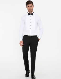 Beyaz Slim Fit Smokin G_mlek