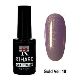Rihard Gold Veil Gel Polish Гель-лак - коллекция "Золотая вуаль", 10 мл, №18