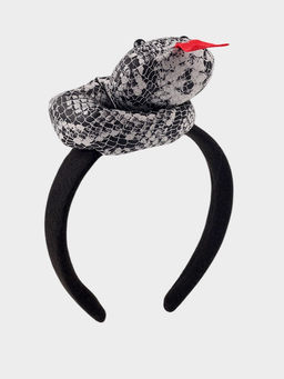 Карнавальный набор Змея, 3 предмета: ободок, хвост, бант, серый - Simaland фото 3