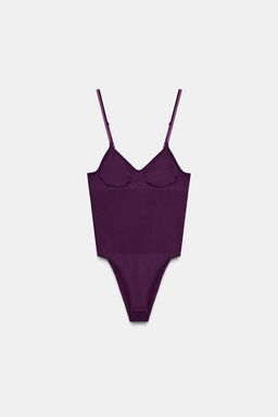 SEAMLESS STRAPPY BODYSUIT - Zara фото 3