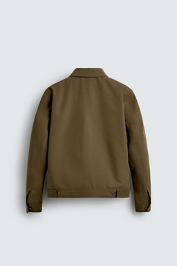 COTTON BLEND TECHNICAL JACKET - Zara фото 8