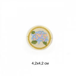 Термоаппликации арт.TBY.2276 Цветы 4,2х4,2см, уп.10шт