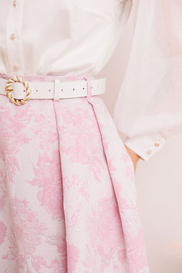 Костюм Мода Юрс 2880-Р розовый цветы