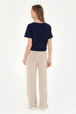 Женские легкие спортивные штаны цвета хаки - U.s. polo assn фото 4