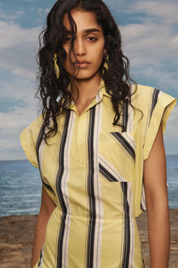 LIMITED EDITION STRIPED PUFF DRESS - Zara фото 9
