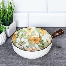 Блюдо с ручкой / WE-124 /уп 12/уп 8/