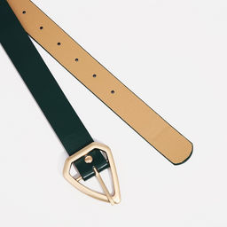 Ремень женский, ширина 2,8 см, пряжка пластик, цвет зелёный - Simaland фото 2