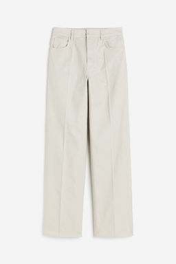 Pantalon recto de sarga
