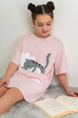 Туника оверсайз для девочки Happyfox