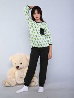 Пижама Василиса зеленый - Ладошки фото 4