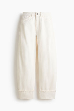 Barrel Leg Regular Waist Jeans - H&m фото 2