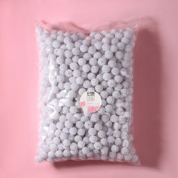 Бусины «Ежевика», d=12 мм, 500 г, белые