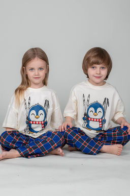 Пижама детская (футболка+брюки) 09122 - Be friends фото 5