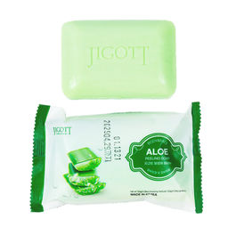 Jigott Мыло-скраб для лица и тела с экстрактом алоэ / Aloe Scrub Soap, 150 г
