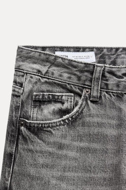 TRF LOW-RISE WIDE-LEG JEANS - Zara фото 6