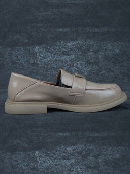 06-PDAG72-2 DK. BEIGE Туфли женские (натуральная кожа)