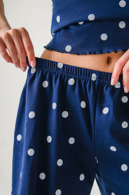 Арт.9176/1 Пижама с шортами 42-48 (4 шт) Цвет:синий, белый