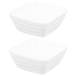 Набор салатников квадратных 2 пр. 700 мл 14,5*14,5*6,3 см "Айсберг волны"