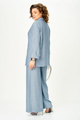 Костюм Michel Chic 1446 небесно-голубой в полоску