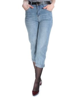 10071 BLUE Джинсы женские AMG JEANS (98% хлопок, 2% лайкра)