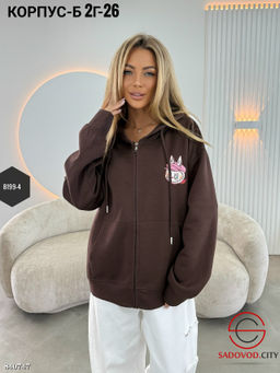 Худи женское с капюшоном - Bruno фото 4