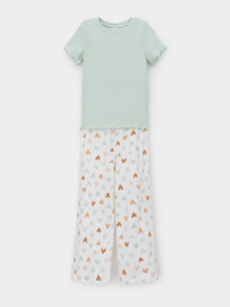 К 1636/дымчатый нефрит,конфетти из сердечек пижама дет