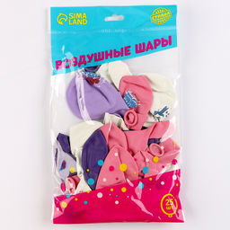 Воздушные шары латексные 12" «Я люблю тебя, мама», 25 шт.