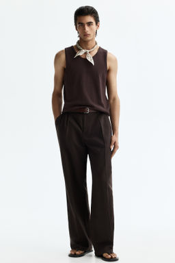 Camiseta sin mangas en punto Regular Fit - H&m фото 8
