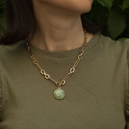 Колье GREEN AVENTURINE Fiore Luna
