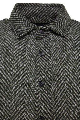 Haki Unisex Relaxed Fit Bal?ks?rt? Desenli K?sl?k Gomlek TMNAW24GO00054 - Trendyolmilla фото 9