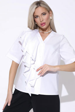 Блузка Афелия (белый) - Эльза фото 4
