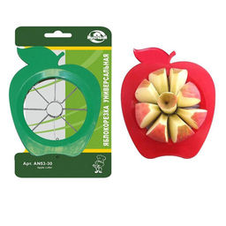Яблокорезка универсальная (пластм.) 3цв., AN53-30 /МультиДом/