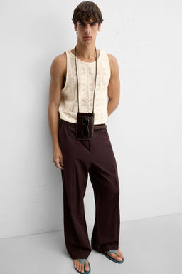 OPENWORK TANK TOP - Zara фото 6