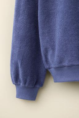 SUDADERA TOALLA CREATED BY CARAMEL LONDON X ZARA / Azul  фото 4